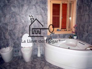 baño con bañera de hidromasaje