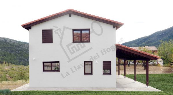 Casa prefabricada de entramado ligero modelo Teruel 170 m²